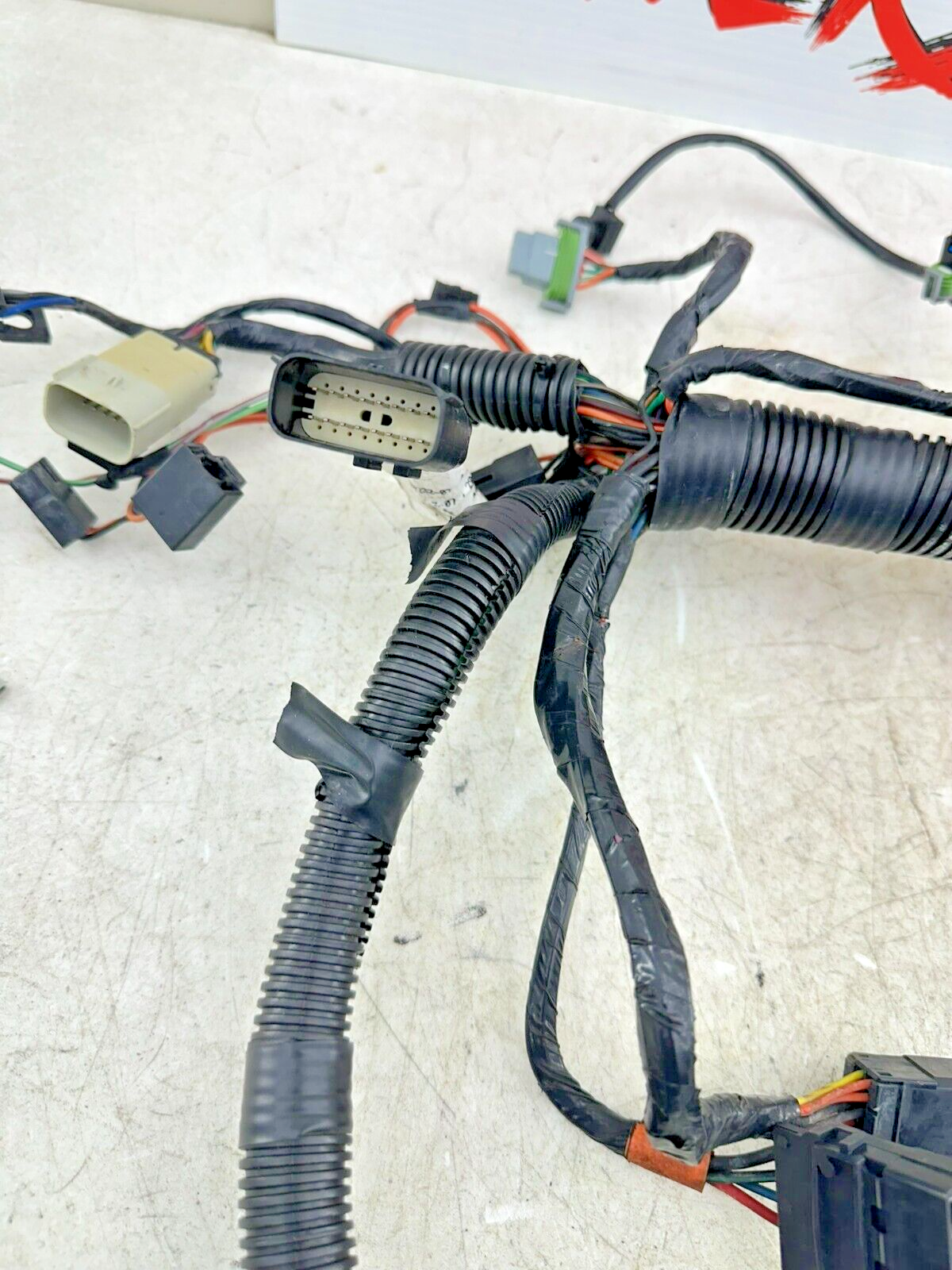 2007 Harley Electra Glide CVO Fairing Batwing Wire Wiring Interconnect Harness
