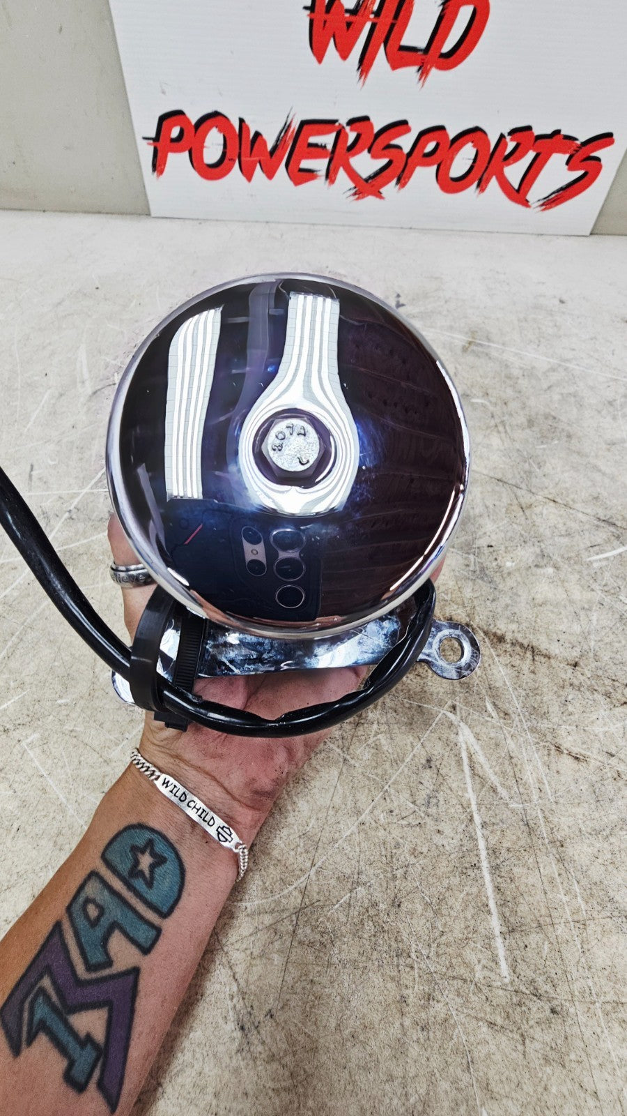 1996 HARLEY SOFTAIL RPM Tach Tachometer Gauge Mounting Bracket