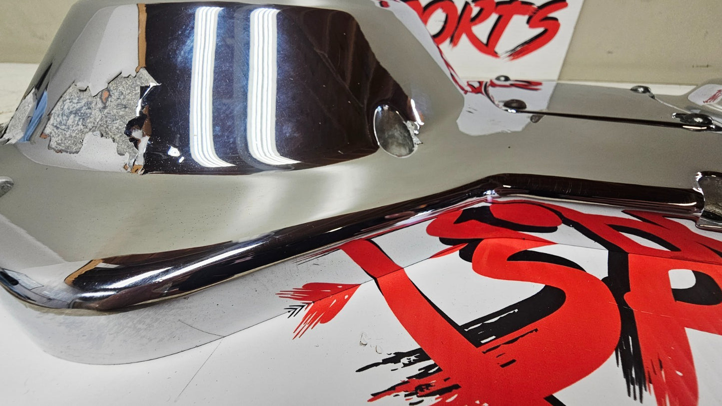 1996 HARLEY FLH ELECTRA GLIDE Outer Primary Clutch Cover Case Chrome Housing