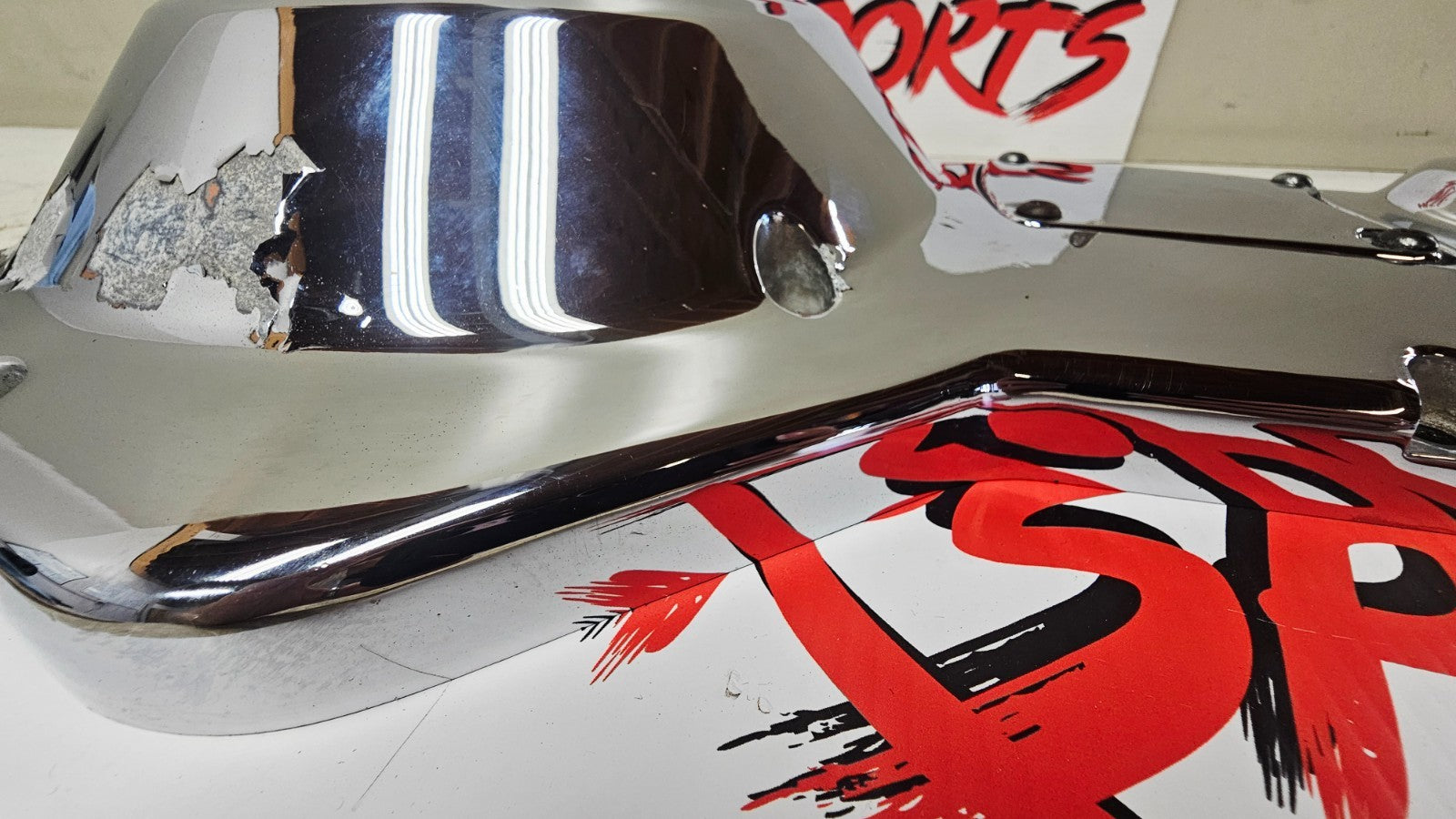 1996 HARLEY FLH ELECTRA GLIDE Outer Primary Clutch Cover Case Chrome Housing