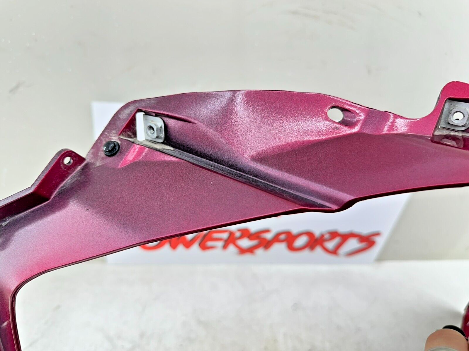 2004 Honda Goldwing GL1800 Red Left Side Headlight Mid Fairing Cowl Panel