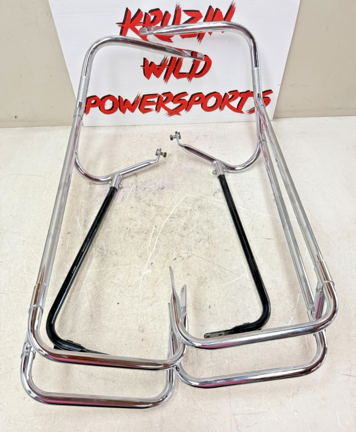 2003 HARLEY ELECTRA GLIDE Chrome Left Right Saddlebag Surround Bumper