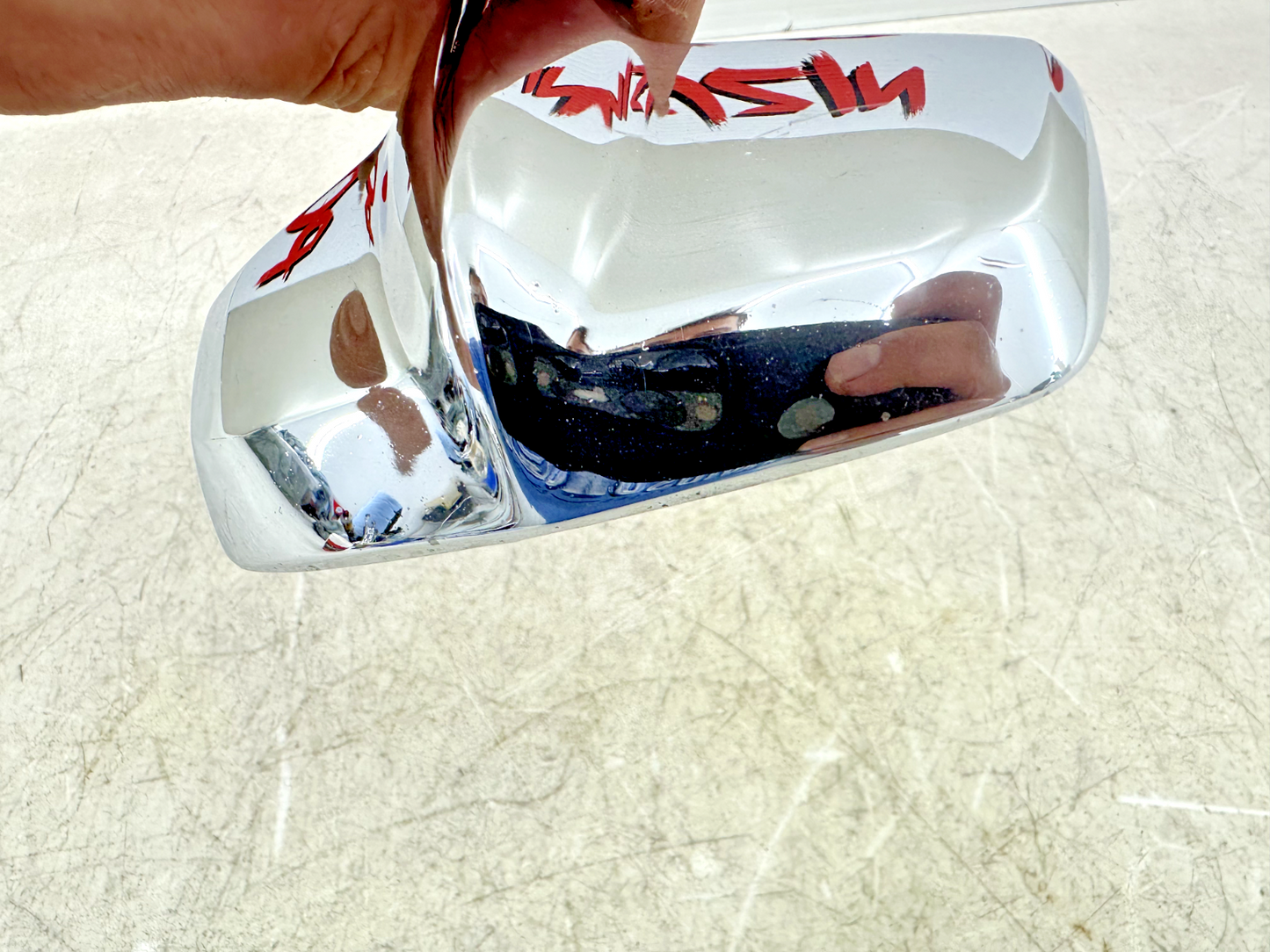 1999 HONDA VALKYRIE INTERSTATE OEM Chrome Front Fender Trim Tip Accent