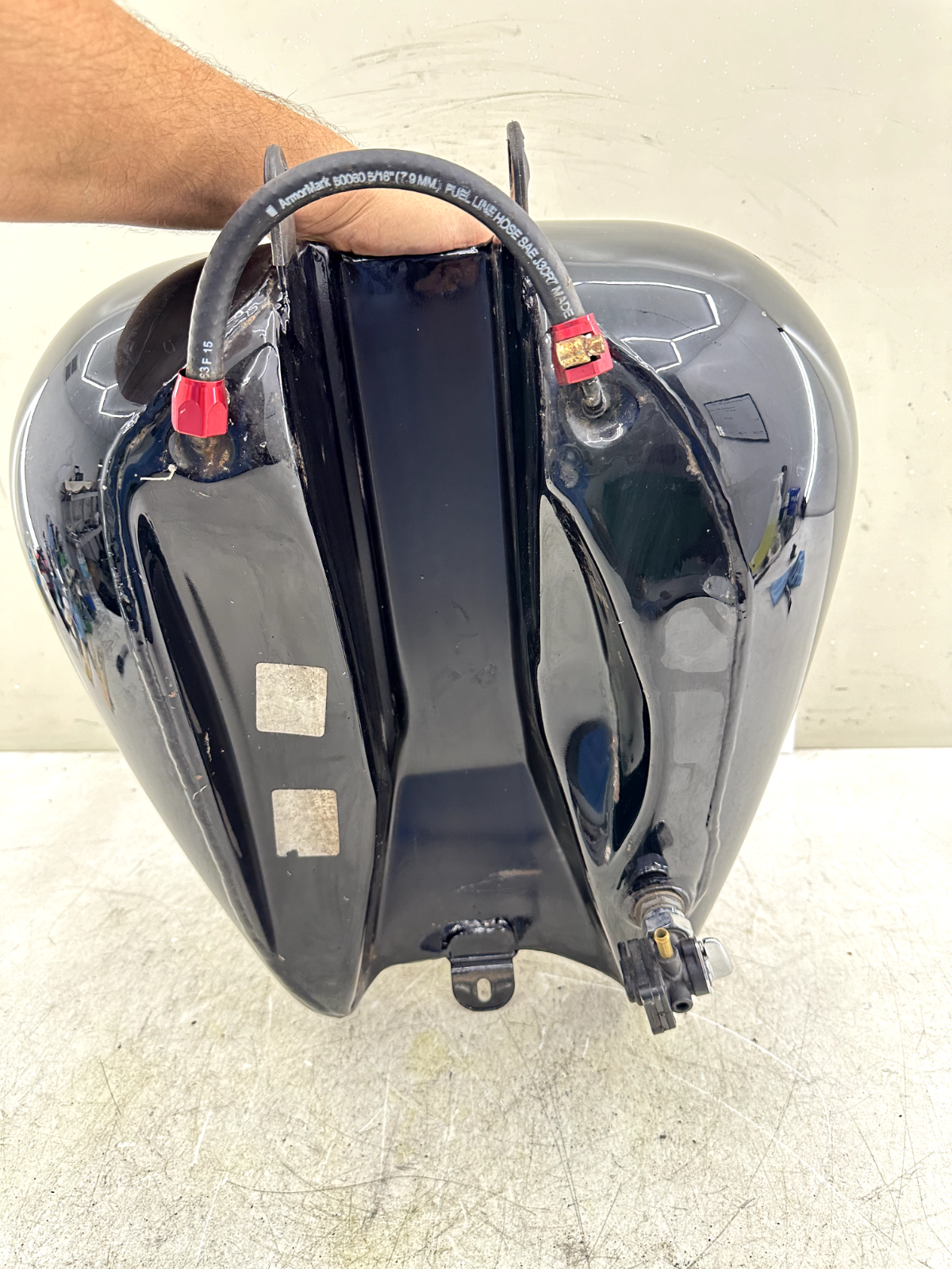 2003 HARLEY ELECTRA GLIDE  100 Anniversary Gas Fuel Tank Carburated Black