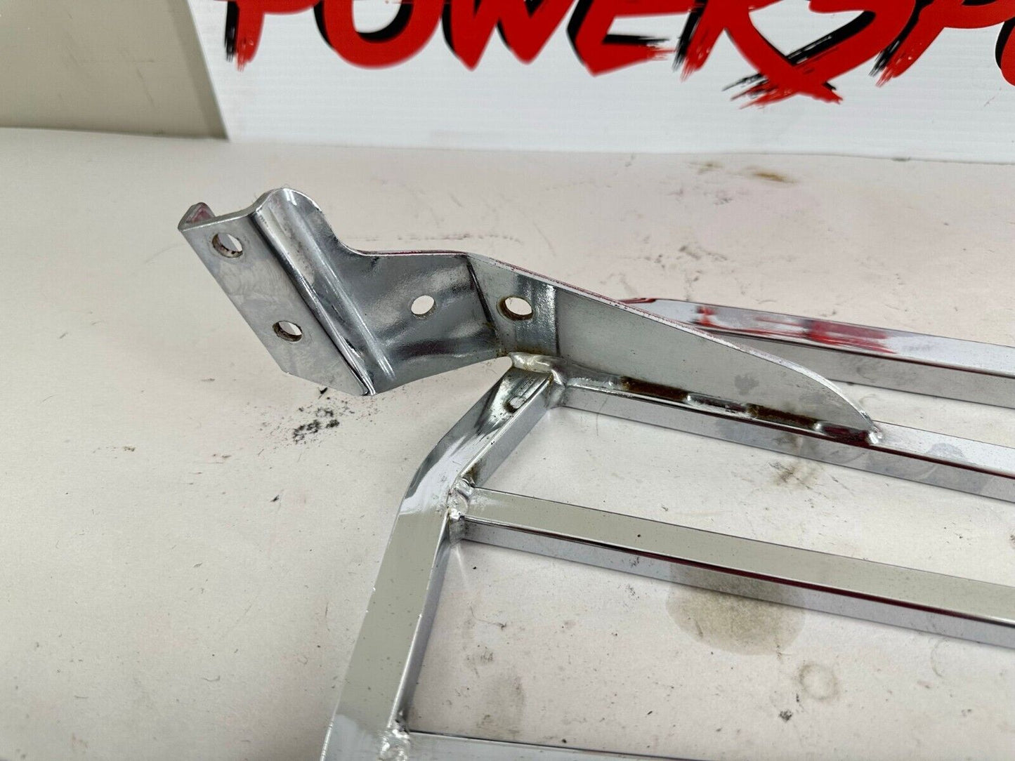 2003 HARLEY SOFTAIL Chrome Luggage Rack Sissy Bar Passenger Backrest