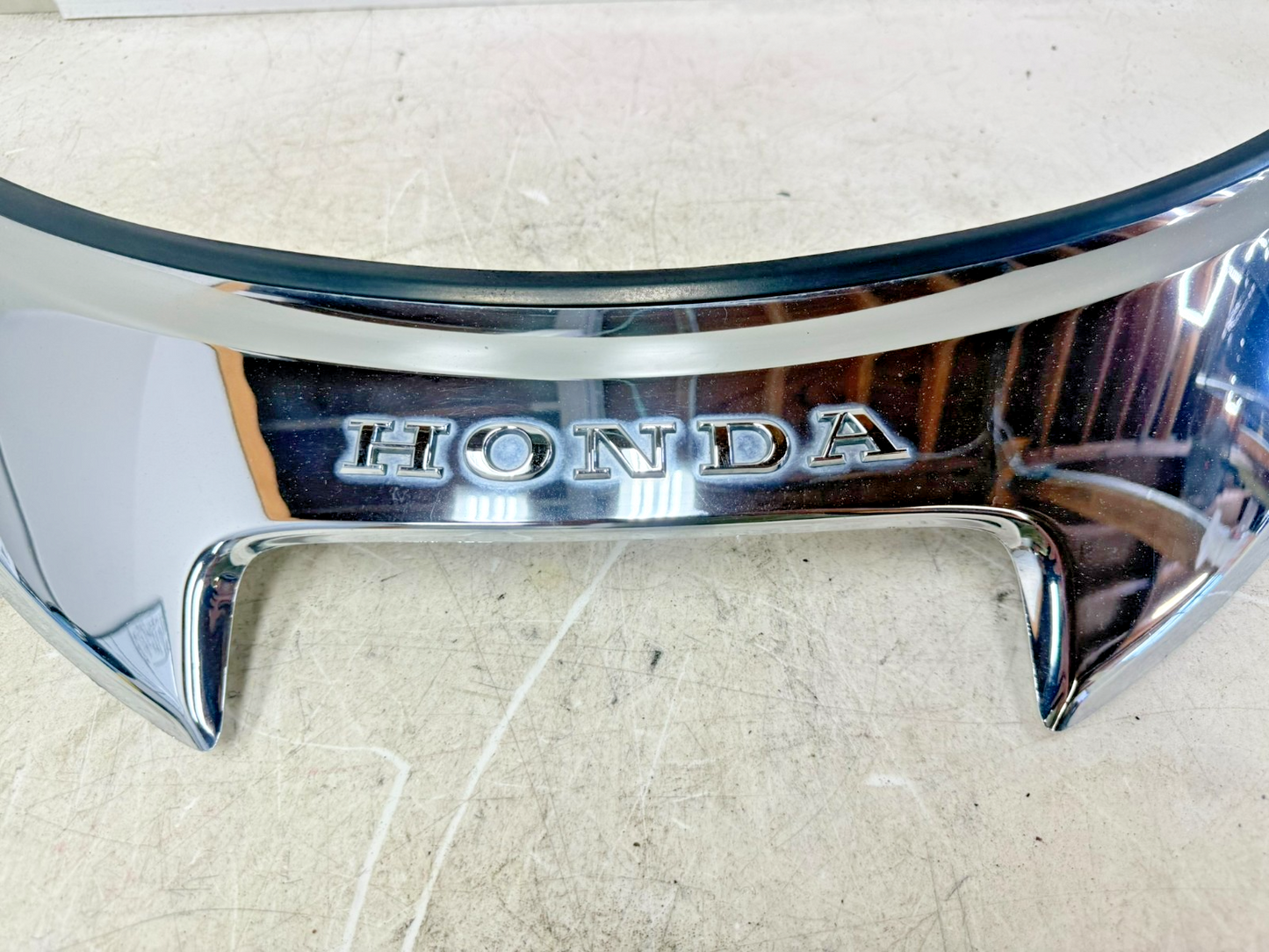 2001 HONDA VALKYRIE INTERSTATE Upper Fairing Windshield Trim Garnish Chrome