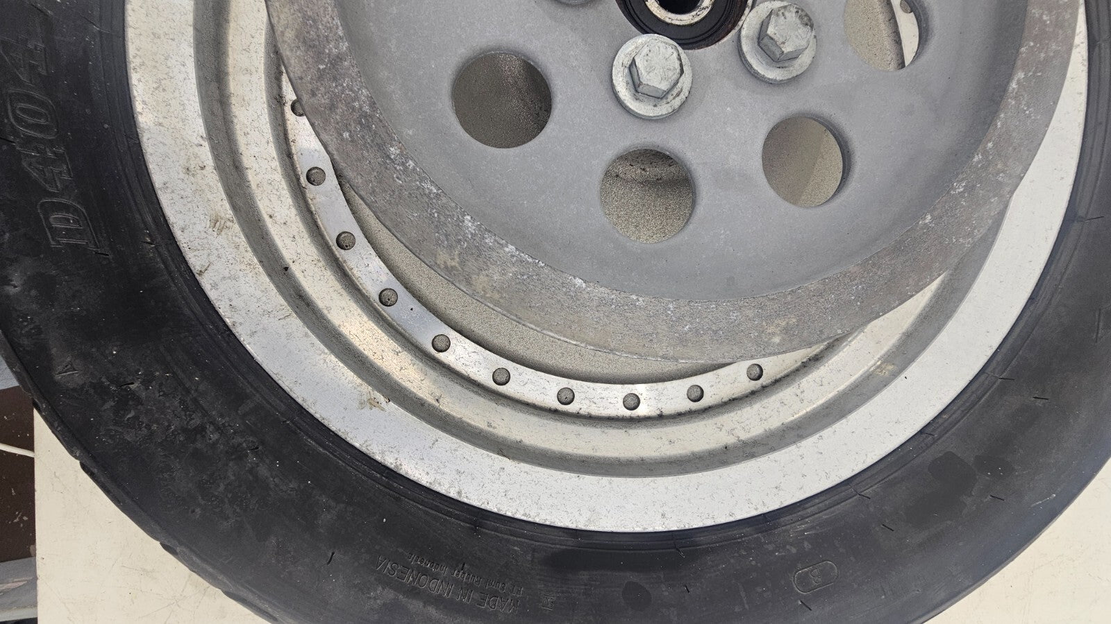 2000 Harley Davidson Sportster 16x3 Rear Wheel Rim Mag Solid Slotted