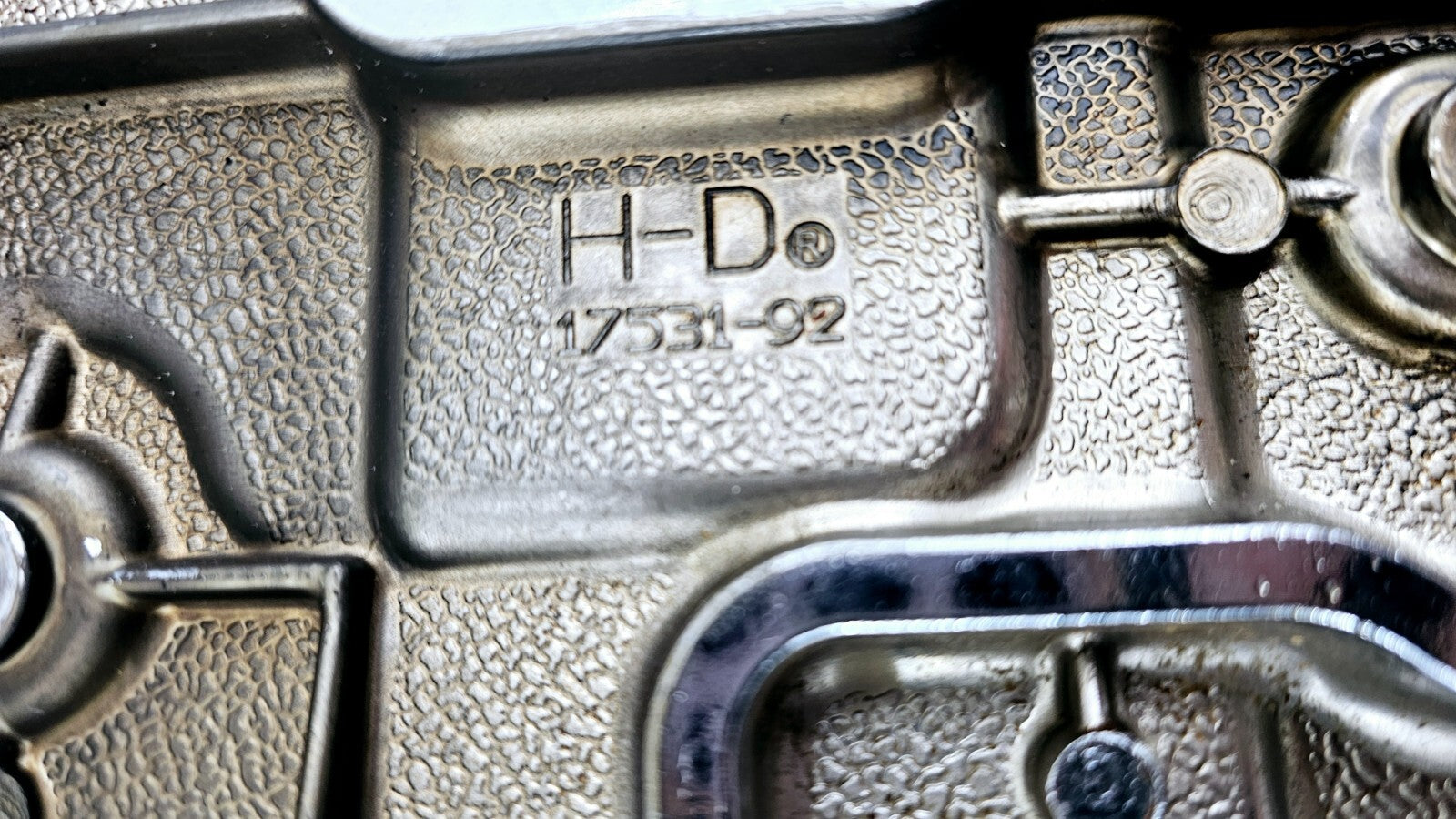 1995 HARLEY DYNA CONVERTIBLE Evo Evolution Chrome Engine Motor Rocker Box Cover