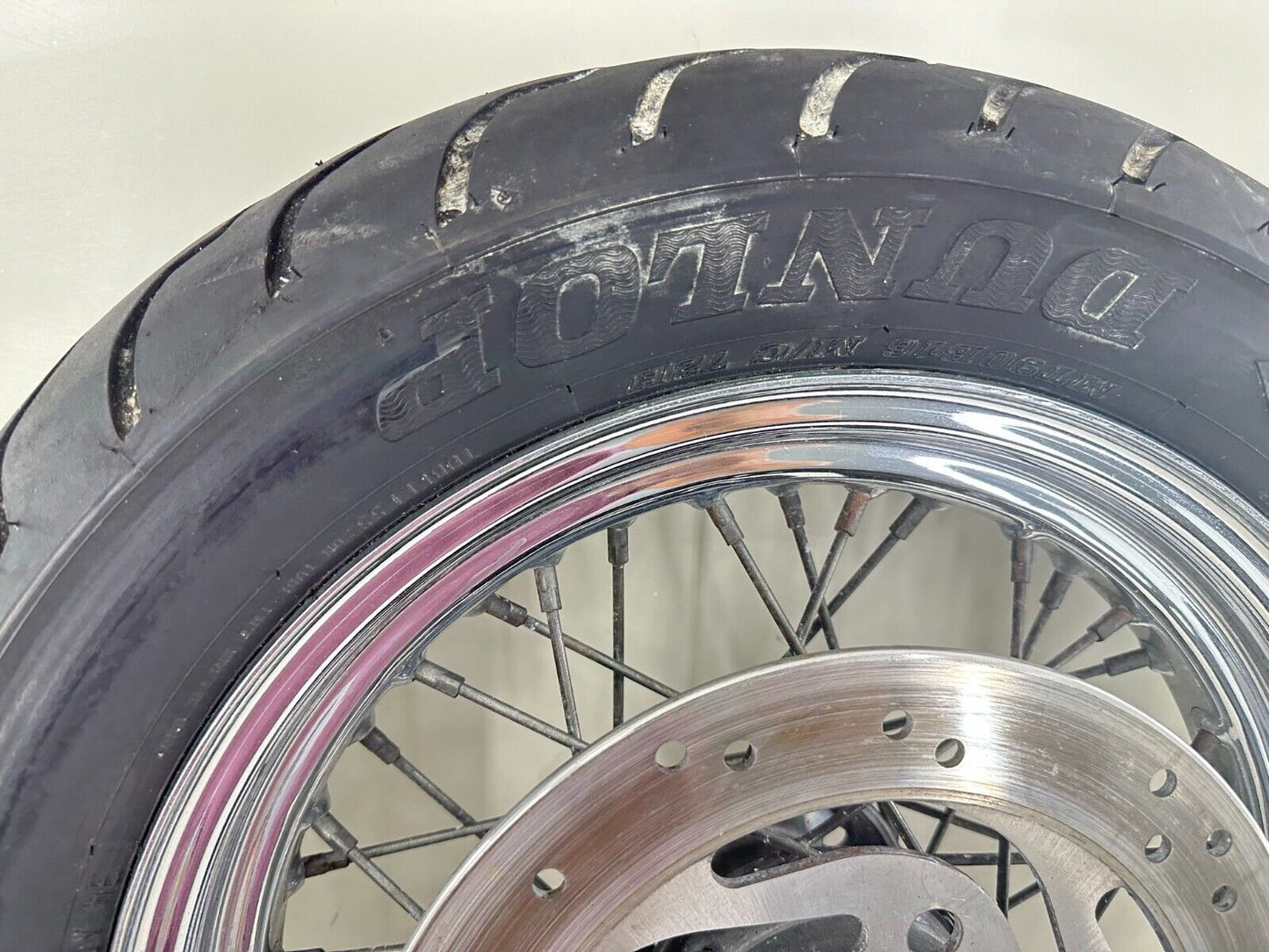 2003 HARLEY DAVIDSON SOFTAIL 16" Front Wheel Rim Tire Spoke Laced OEM HD