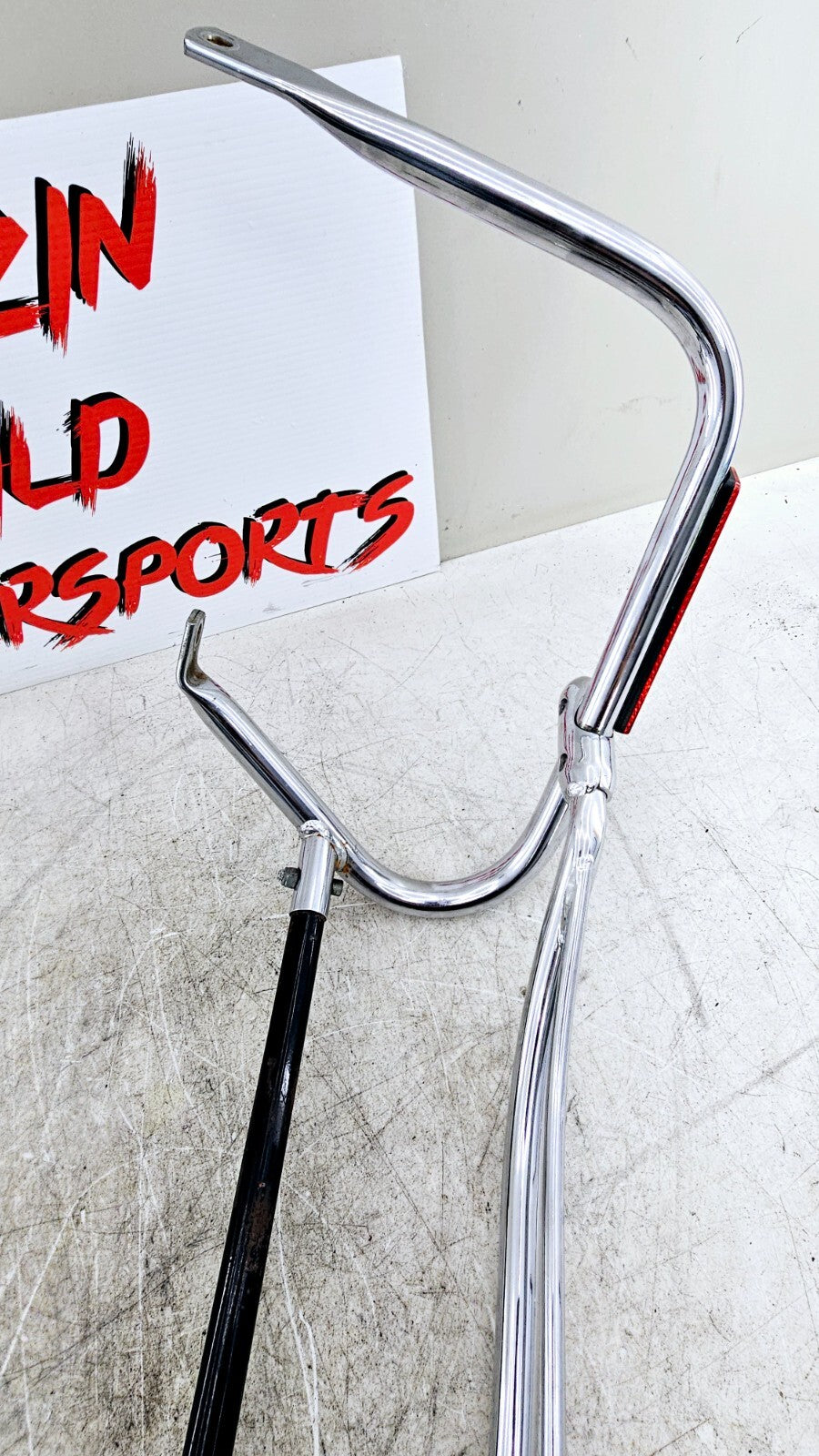 1998 HARLEY FLH ROADKING Chrome Saddlebag Surround Bumper Guard Bars