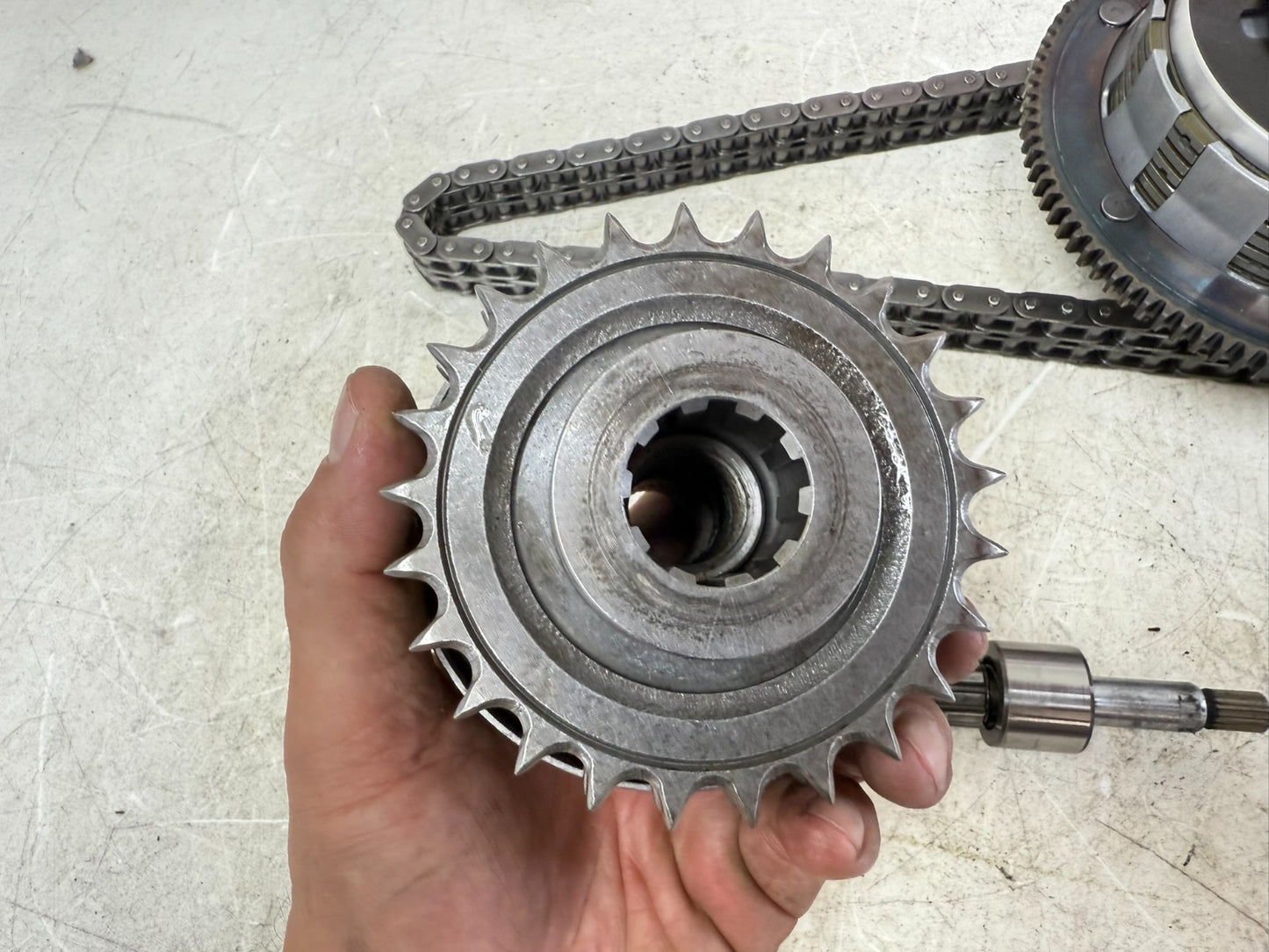 1998 HARLEY FLH ELECTRA GLIDE Primary Clutch Chain Compensator Jackshaft Gear