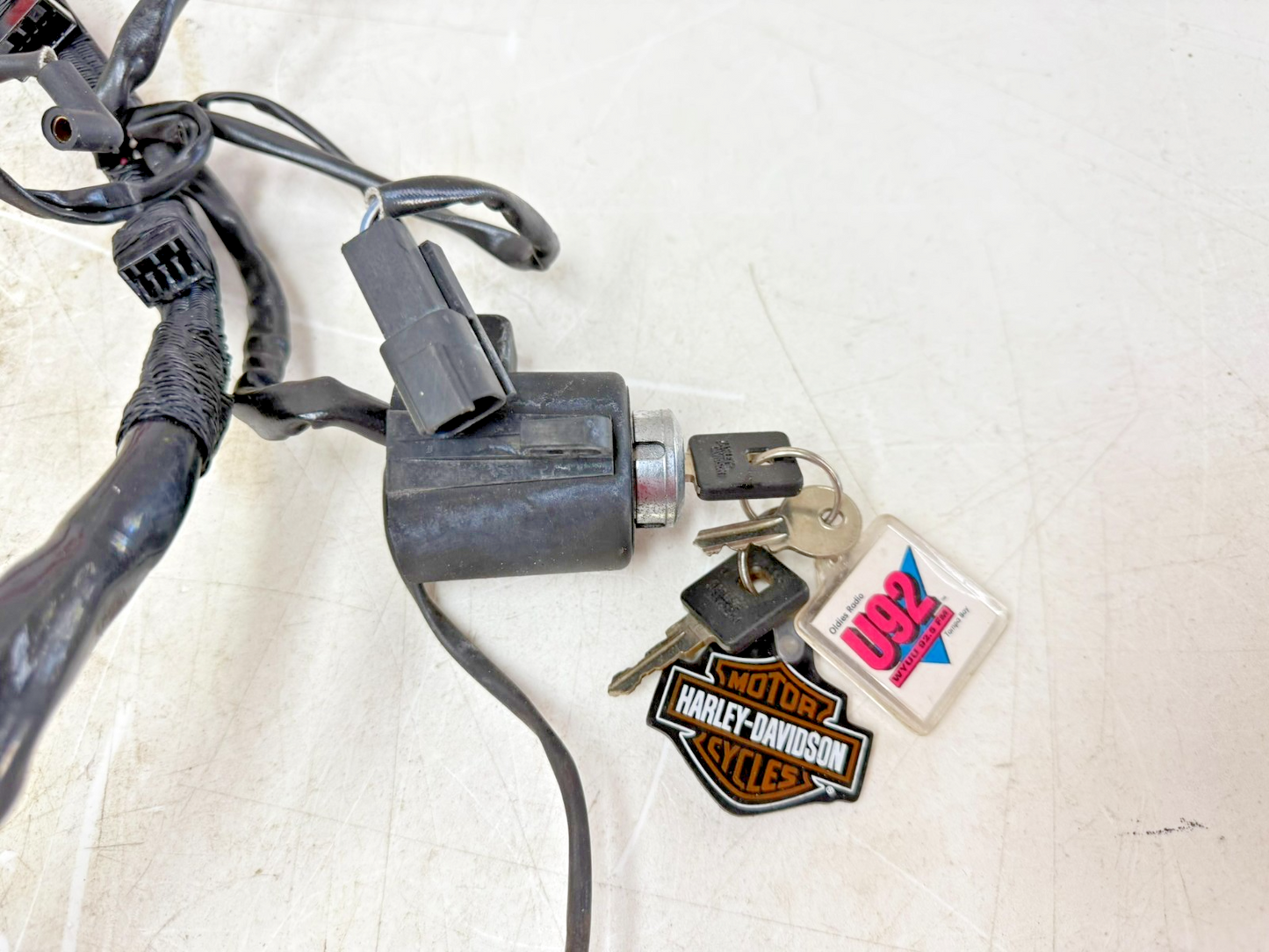 2003 Harley Davidson Sportster Main Wiring Wire Harness & Ignition Switch w/ Key