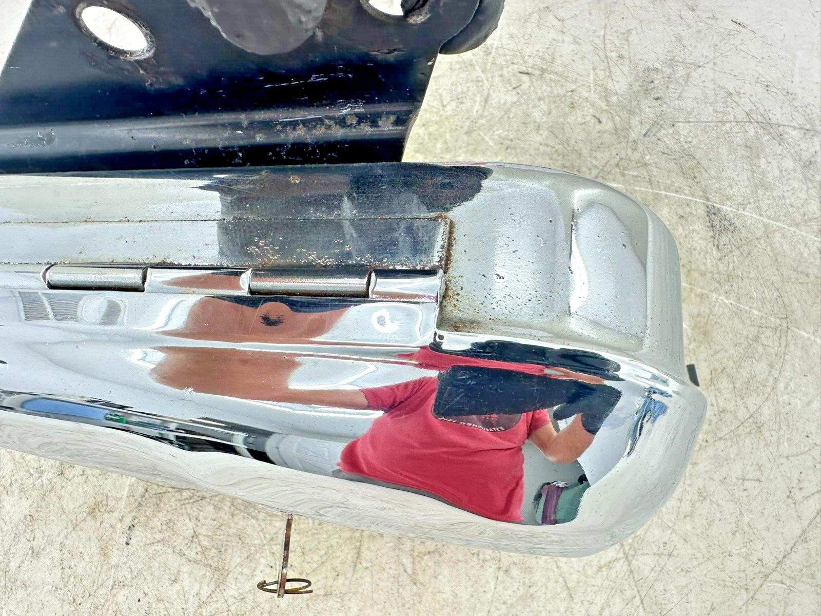 1995 HARLEY SOFTAIL Chrome OEM HD Toolbox Saddlebag Right Side