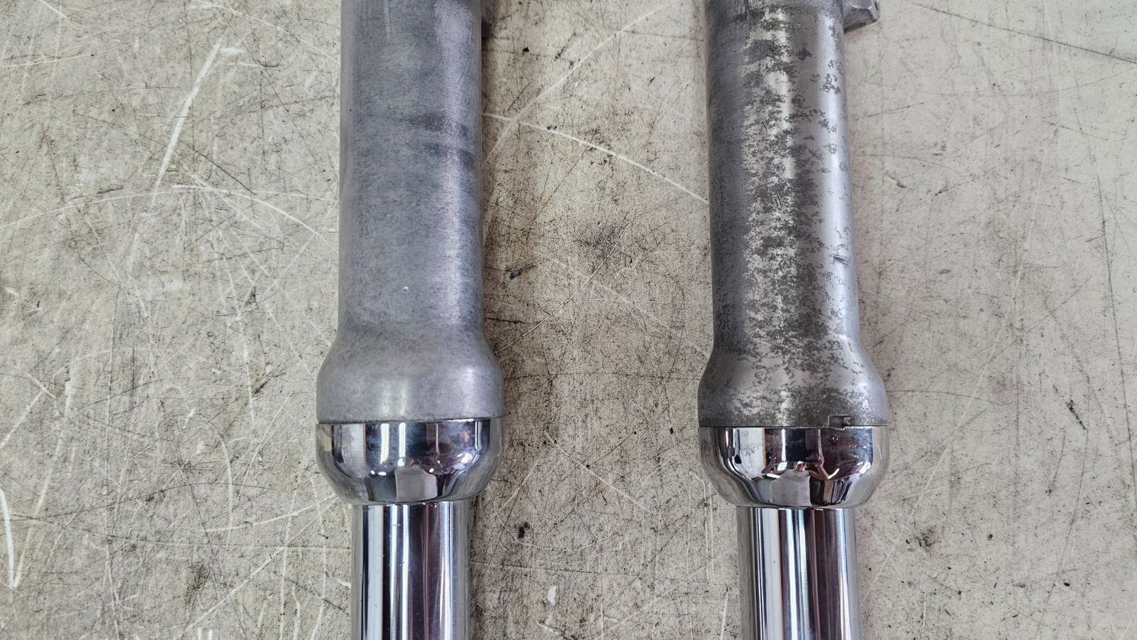 2000 Harley Davidson Sportster 883 Front Left Right Fork End Sliders Leg Tubes