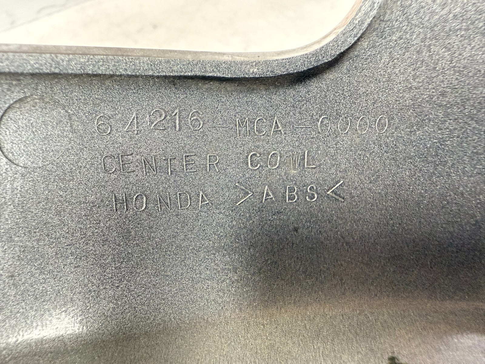 2002 Honda Goldwing GL1800 Center Cowl Fairing Trim Cover Panel