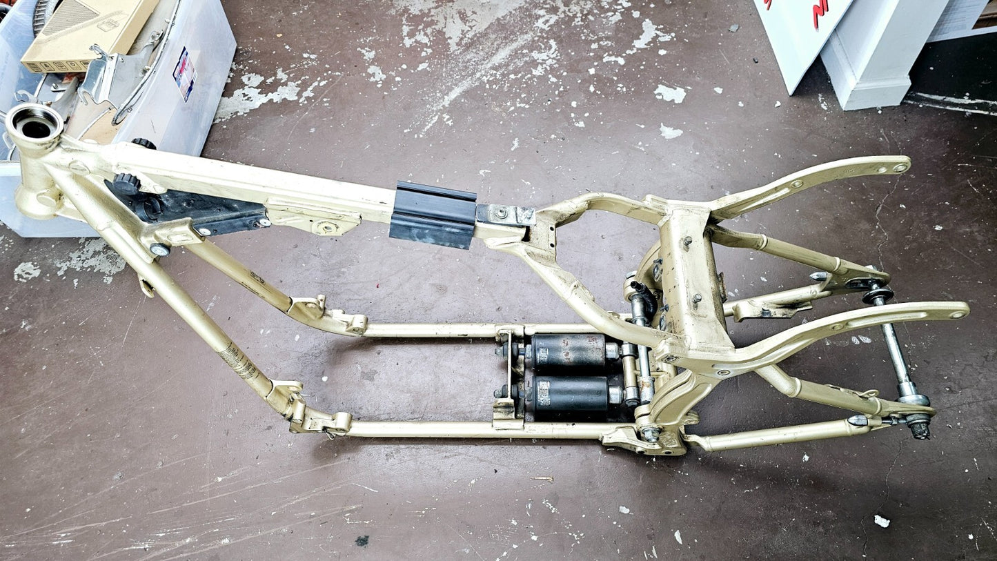 2003 HARLEY SOFTAIL DEUCE Frame Chassis Swingarm Shocks Straight