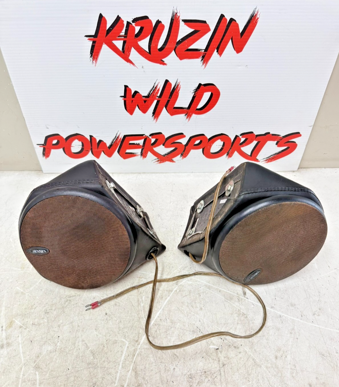 1998 HARLEY FLH ELECTRA GLIDE Rear Passenger Speaker Boxes & Speakers Jensen