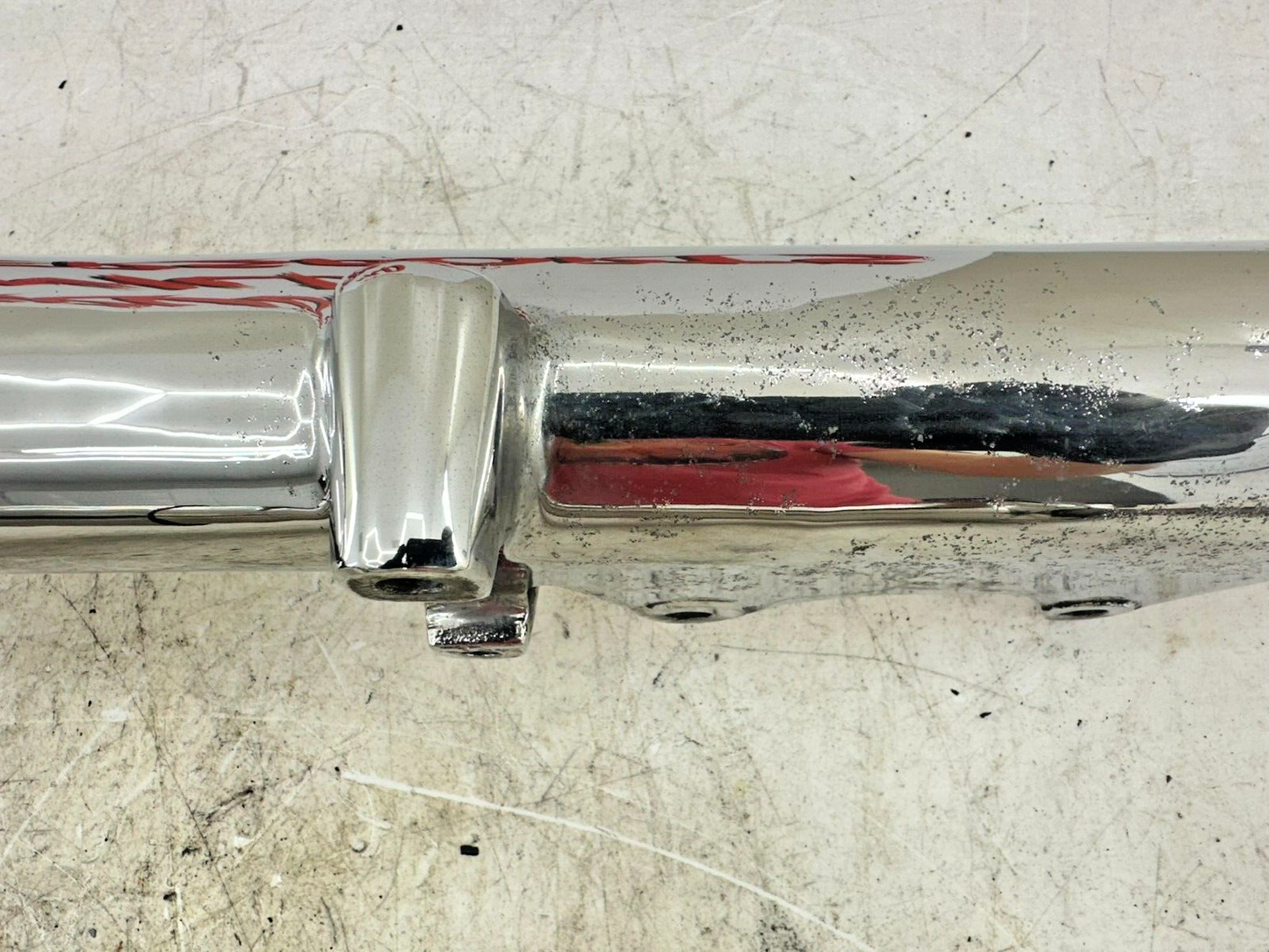 1995 HARLEY SOFTAIL Chrome Forks Front End Suspension Top Triple Clamp