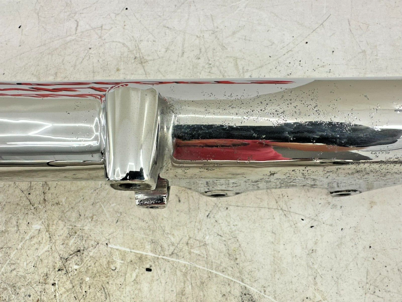 1995 HARLEY SOFTAIL Chrome Forks Front End Suspension Top Triple Clamp