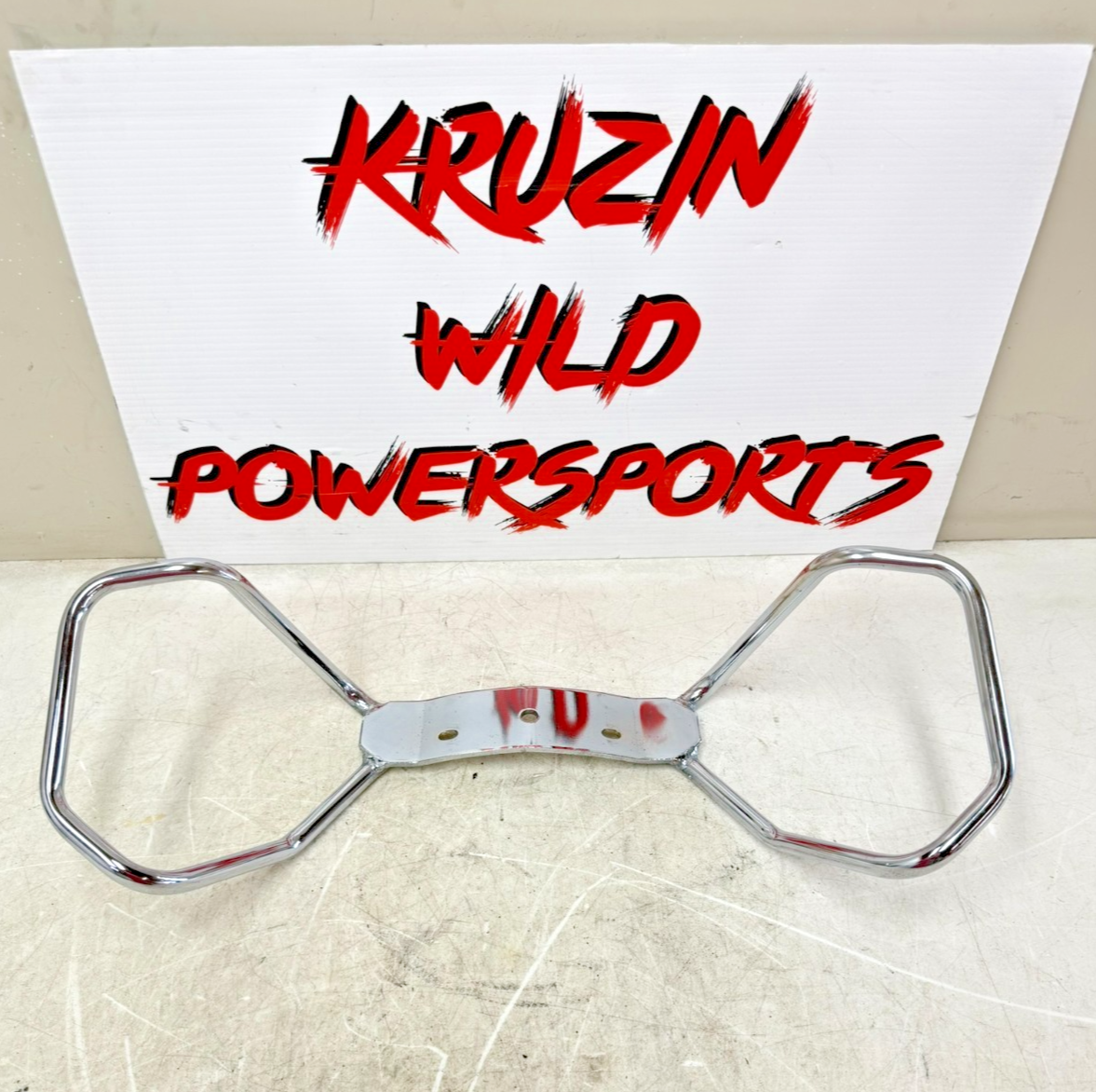 2003 HARLEY ELECTRA GLIDE Rear Passenger Grab Bar Chrome Handle