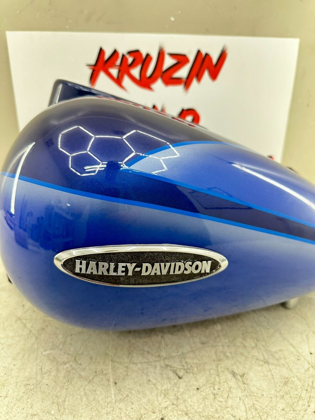 2007 Harley Electra Glide CVO OEM HD Gas Fuel Tank EFI No Dents