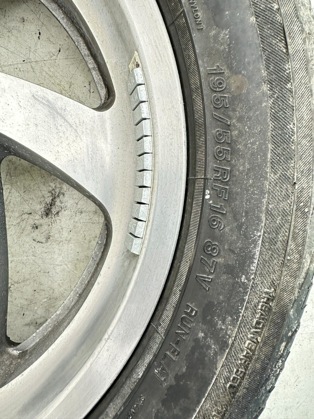 2004 Honda Goldwing GL1800 16" Rear Wheel Rim W/ Car Tire 195/55/16 + Rotor
