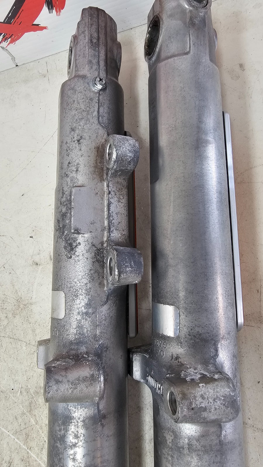 2000 Harley Davidson Sportster 883 Front Left Right Fork End Sliders Leg Tubes