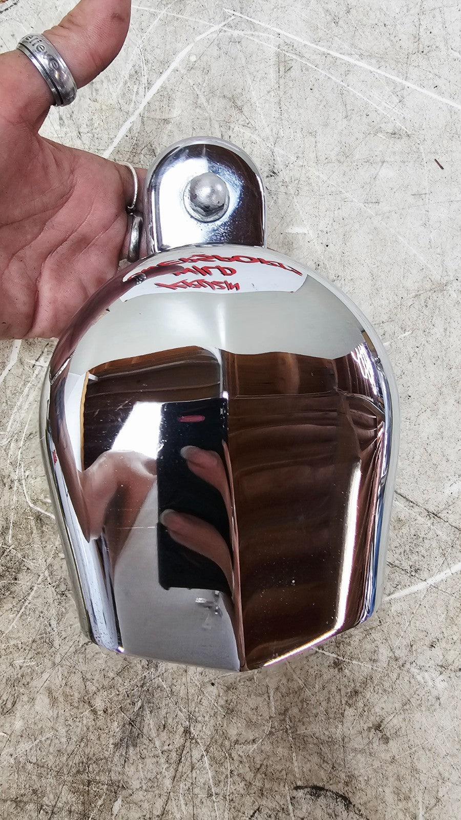 2000 Harley Davidson Sportster Horn + Chromer Cover
