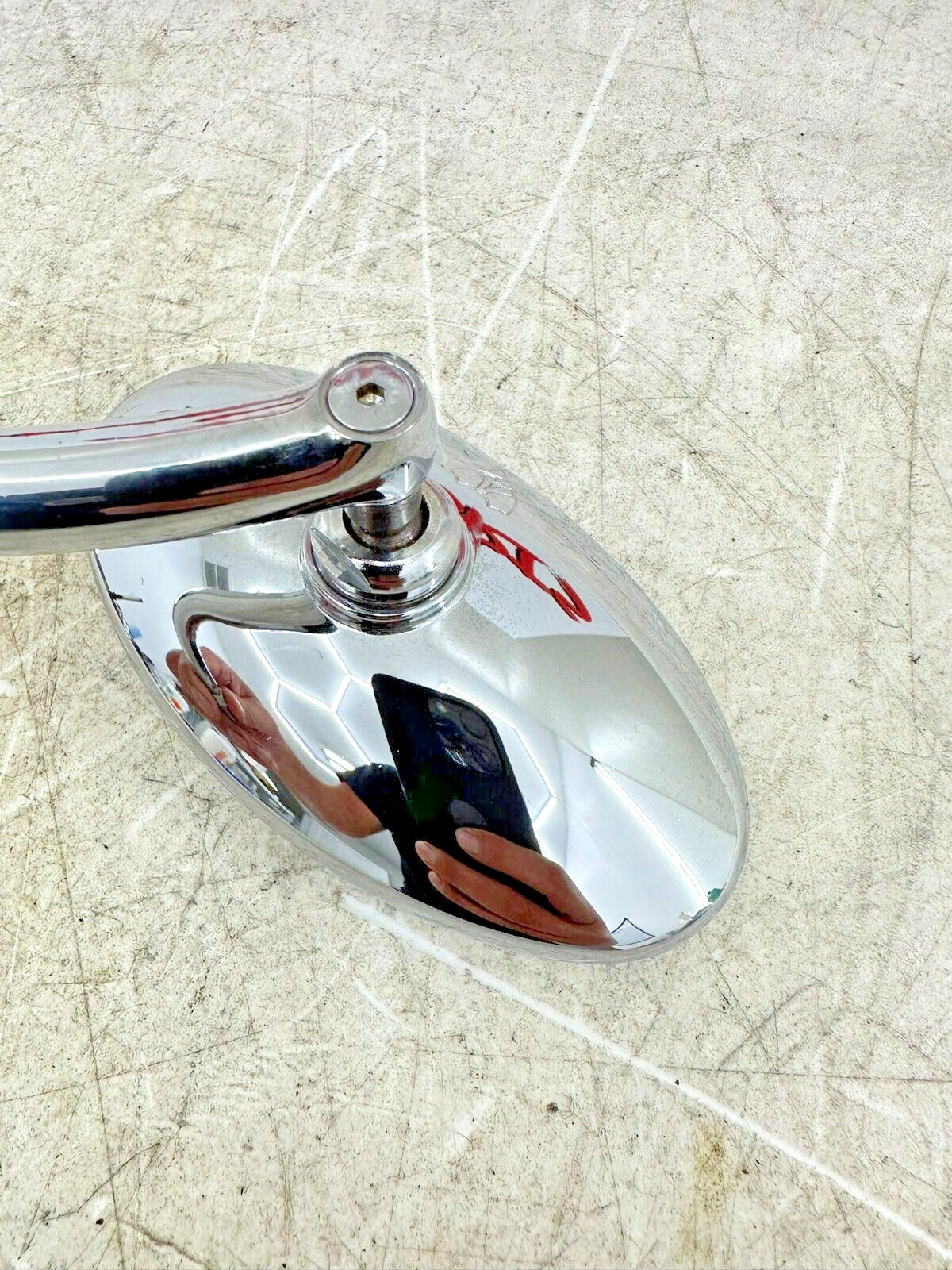 2005 Victory Kingpin Arlen Ness Left Side Mirror Chrome