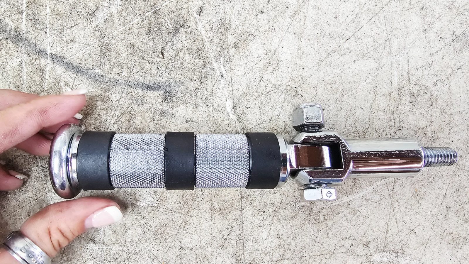 2003 HARLEY SOFTAIL DEUCE Chrome Passenger Billet Foot Peg Footpeg Footrests