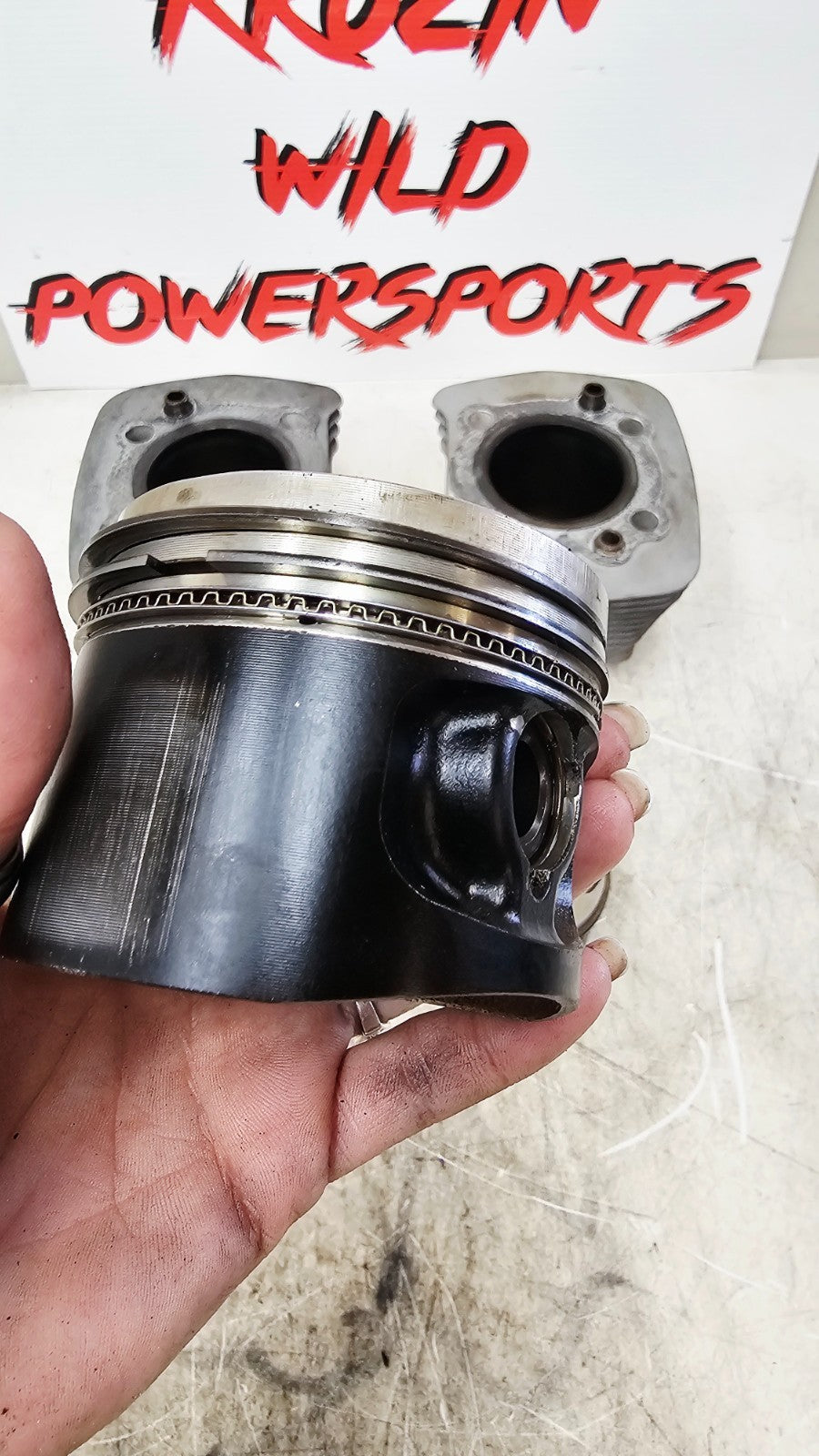 2001 Harley Davidson Sportster 883 Engine Motor Cylinders Jugs Piston top end