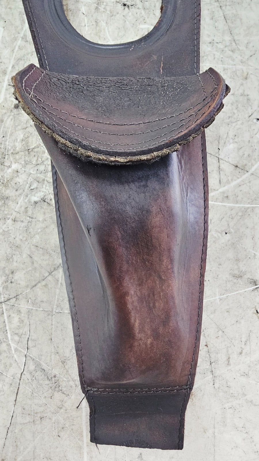 1990 Harley FXR FXRT FXRD FXRS FXLR FXRC Leather Tank Bib Dash Pouch Storage OEM