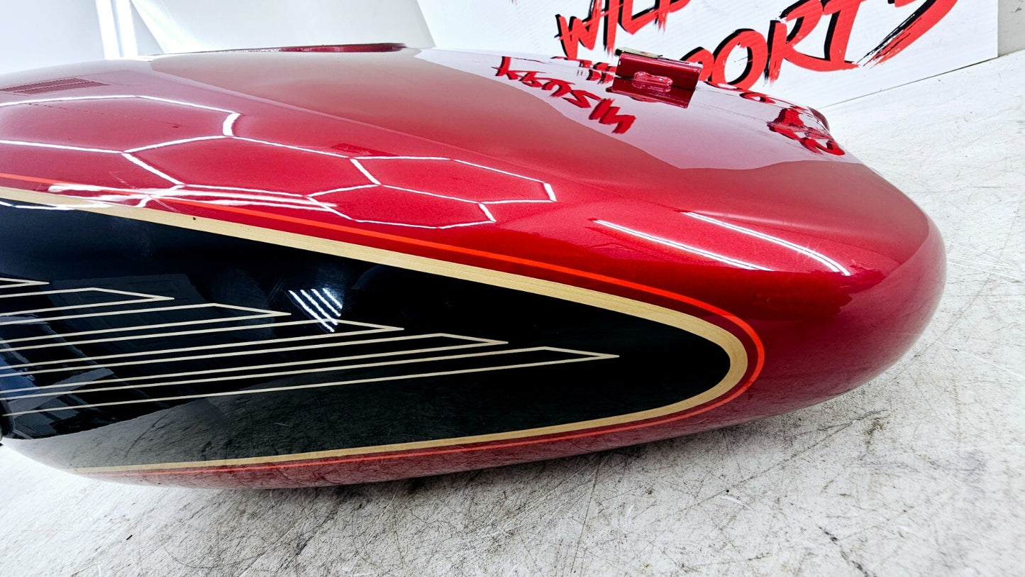 1998 HARLEY FLH ELECTRA GLIDE Gas Fuel Tank EFI Fuel Injected RED OEM HD NO DENT