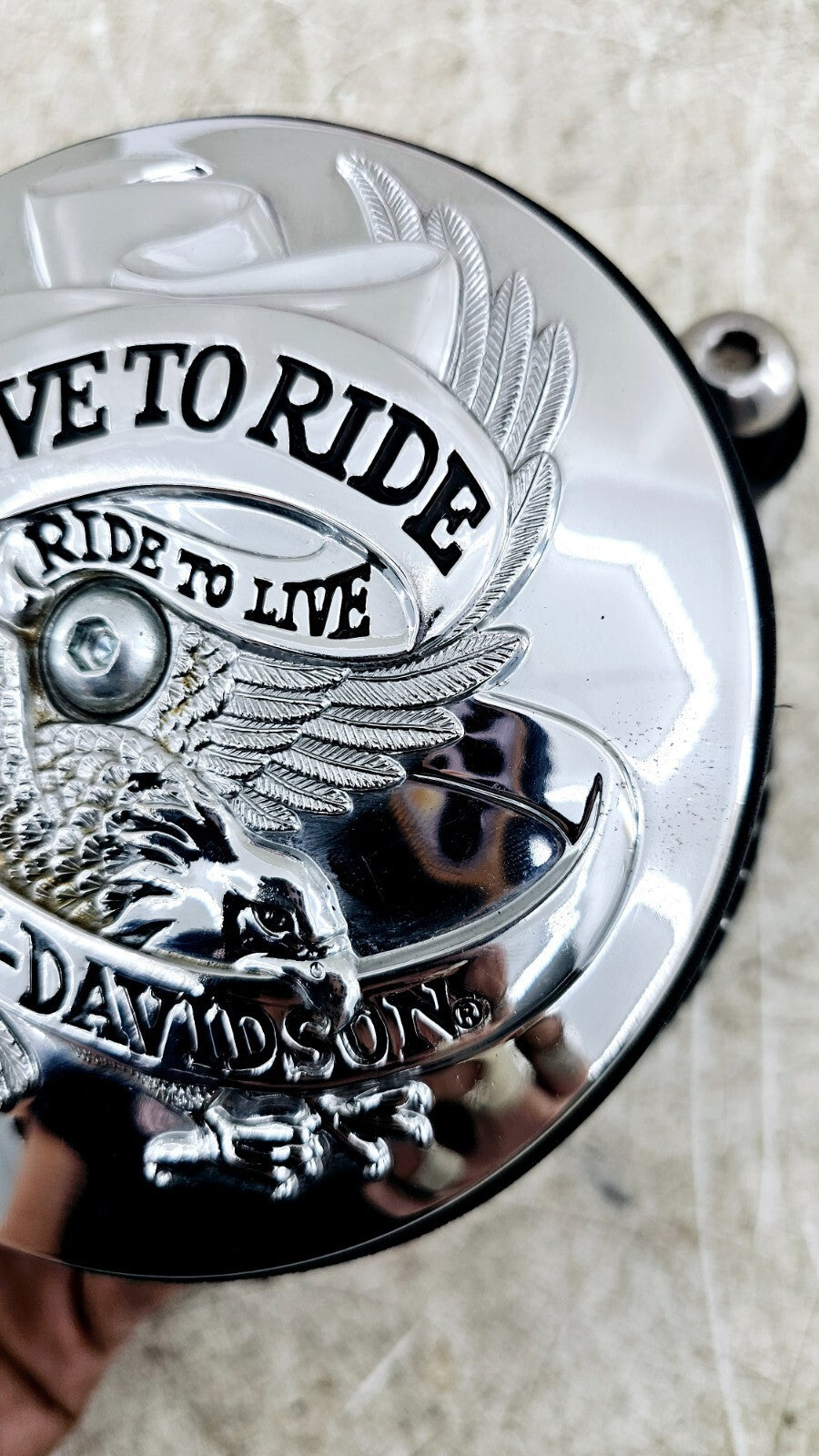 1999 HARLEY SOFTAIL Live to Ride Eagle Air Intake Filter Cleaner