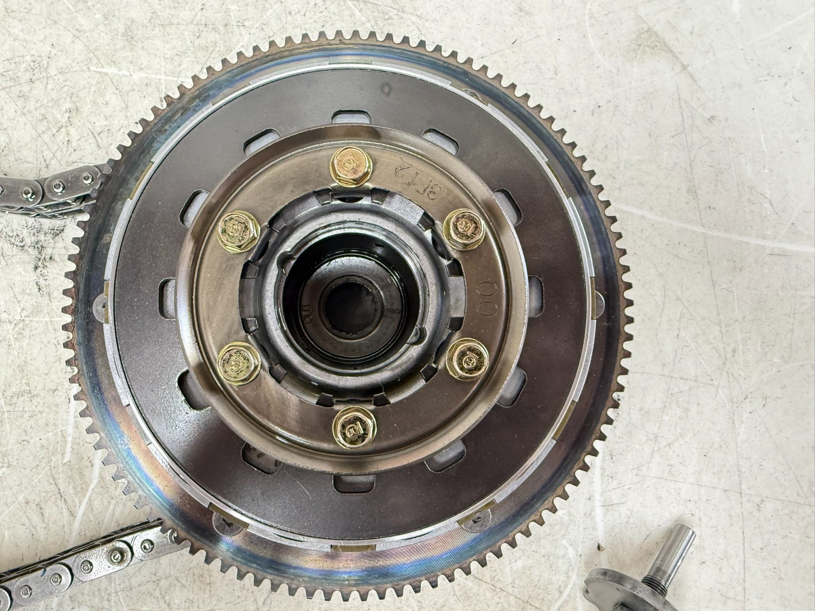 2003 HARLEY ELECTRA GLIDE Primary Clutch Compensator Chain Jackshaft Gear