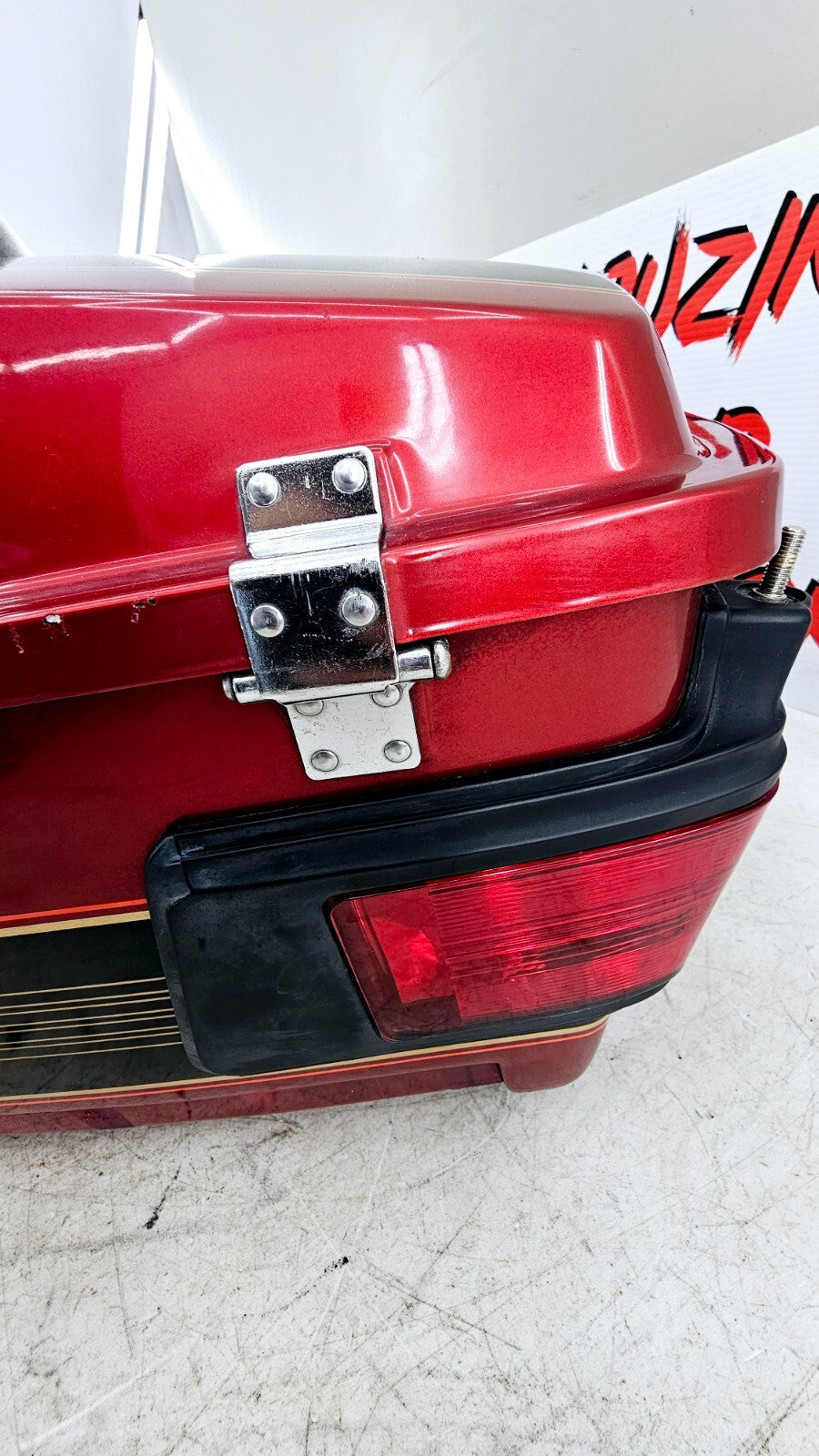 1998 HARLEY FLH ELECTRA GLIDE King Tour Pac Pack Trunk Top Box w/ Speakers Lid