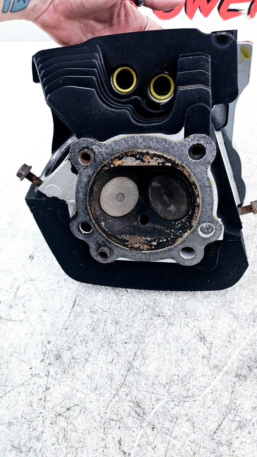 2002 HARLEY ELECTRA GLIDE Front Rear Cylinder Heads Rocker Boxes Good Shape!