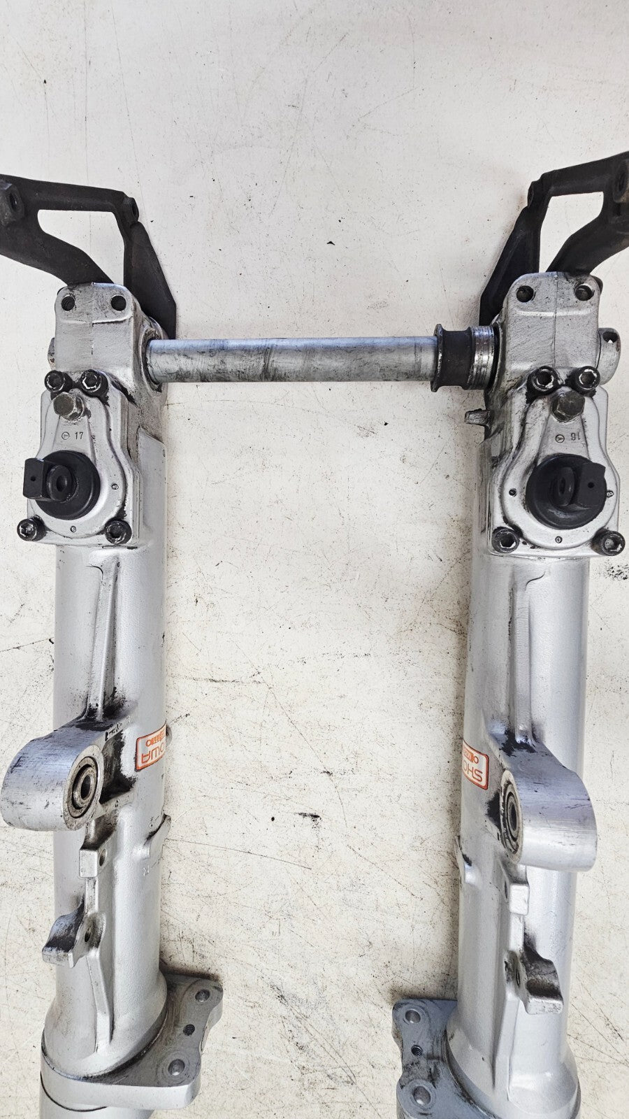 1995 HONDA GOLDWING GL1500 Front Fork Suspension Triple Tree Clamp Fork Tubes