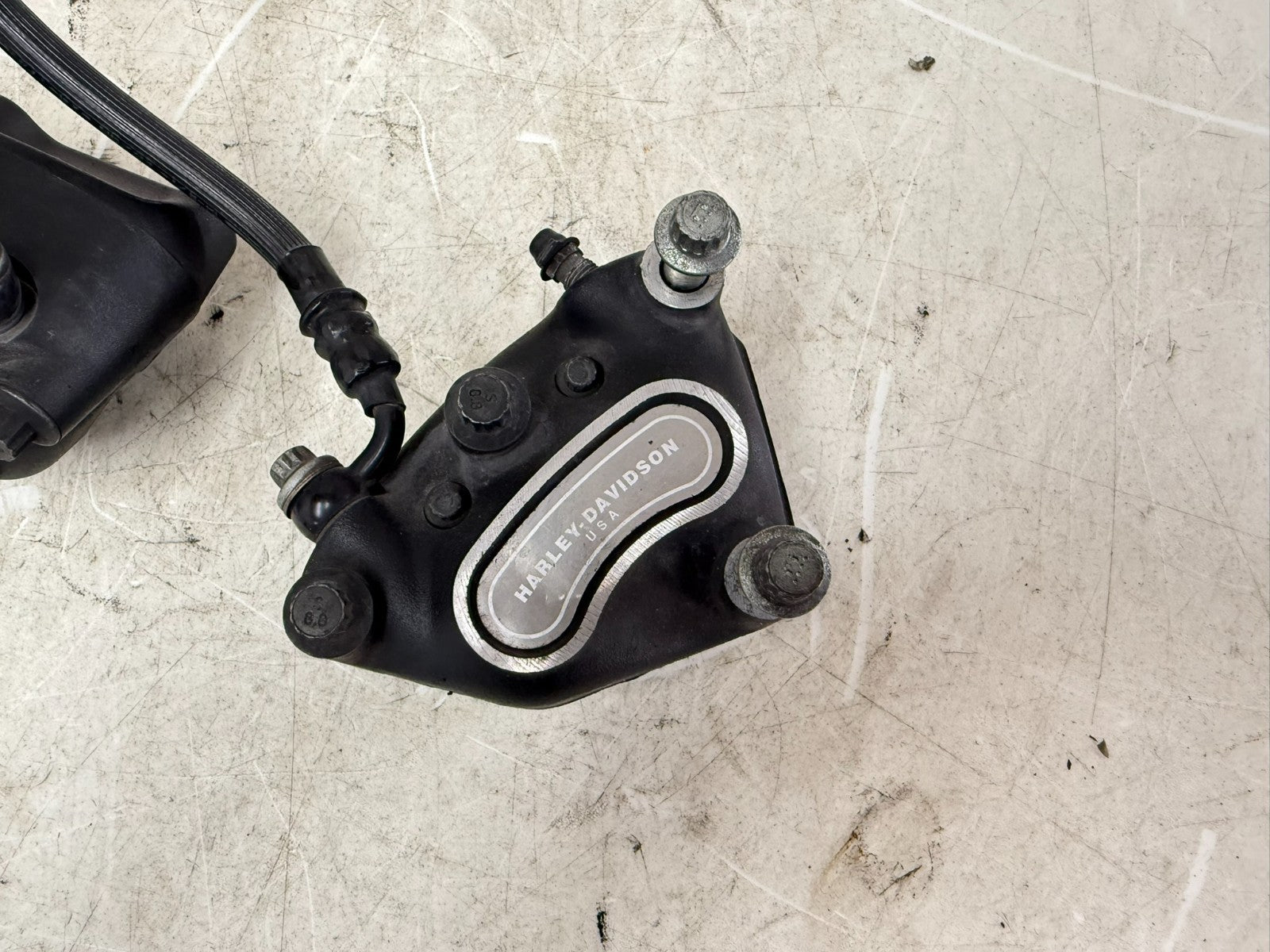 2003 HARLEY ELECTRA GLIDE Front Brake Master Cylinder Dual Caliper Hose