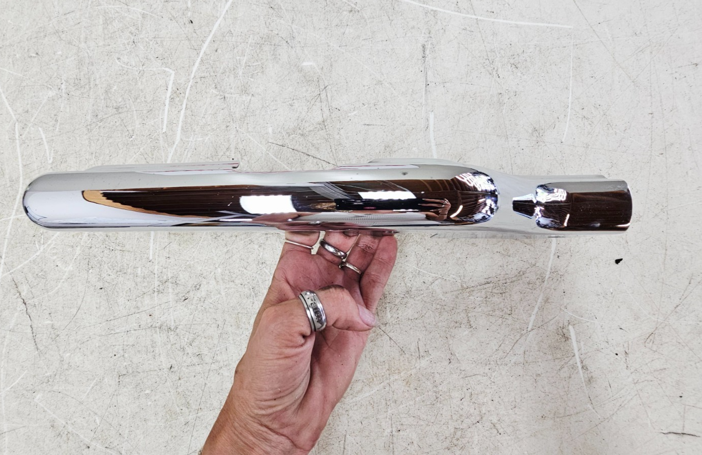 2003 HARLEY ELECTRA GLIDE Rear Strut Arm Frame Chrome Cover