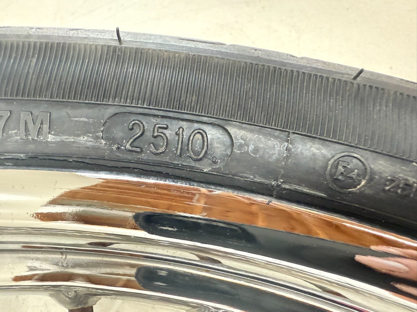 2003 Harley Davidson Sportster 21" Front Wheel Rim Tire Laced Spoke Brake Rotor