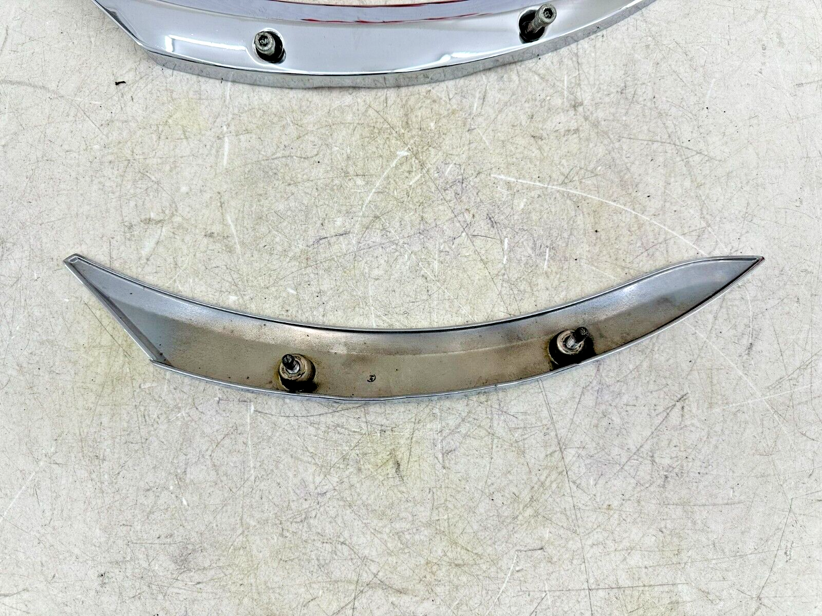 2006 Victory Kingpin Chrome Rear Fender Frame Strut Arm Bars