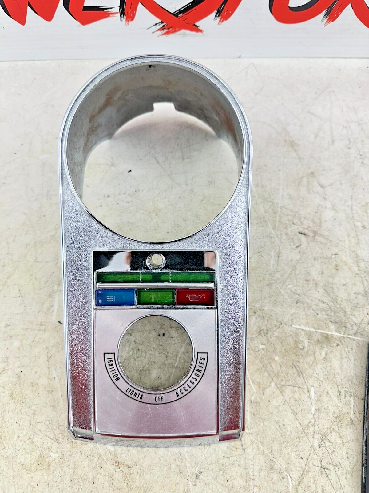 1995 HARLEY SOFTAIL OEM HD 95 Older Dash Chrome Speedometer Housing 71241-77