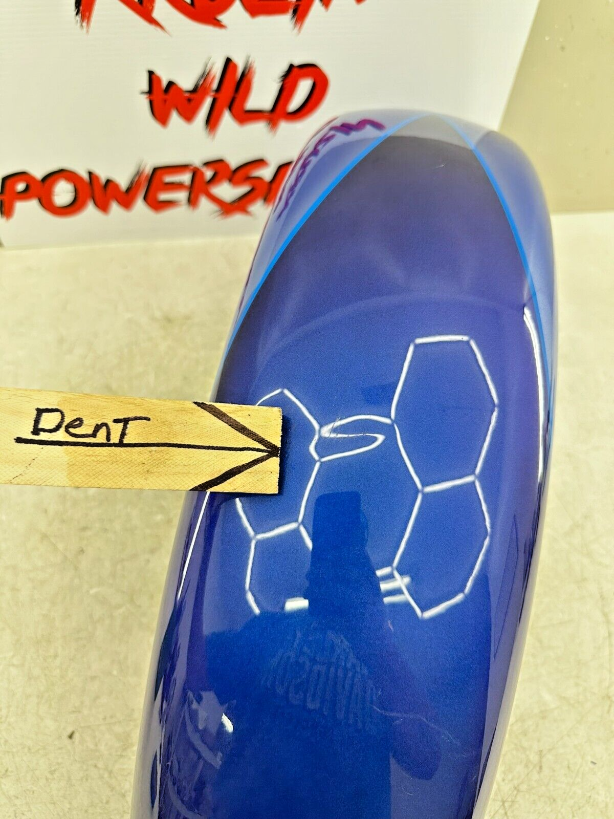 2007 Harley Electra Glide CVO OEM HD Front Fender Lightning Blue Midnight Pearl