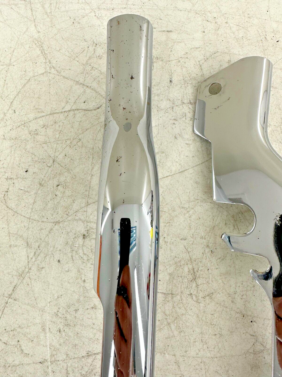 1996 HARLEY FLH ROADKING Touring Chrome Rear Frame Strut Arm Bar Covers