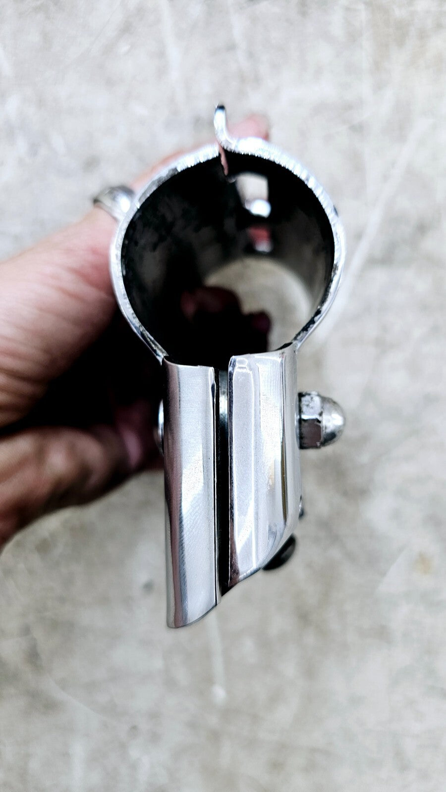 1995 HARLEY DYNA CONVERTIBLE Windshield Fork Clamp Bracket Mount OEM HD