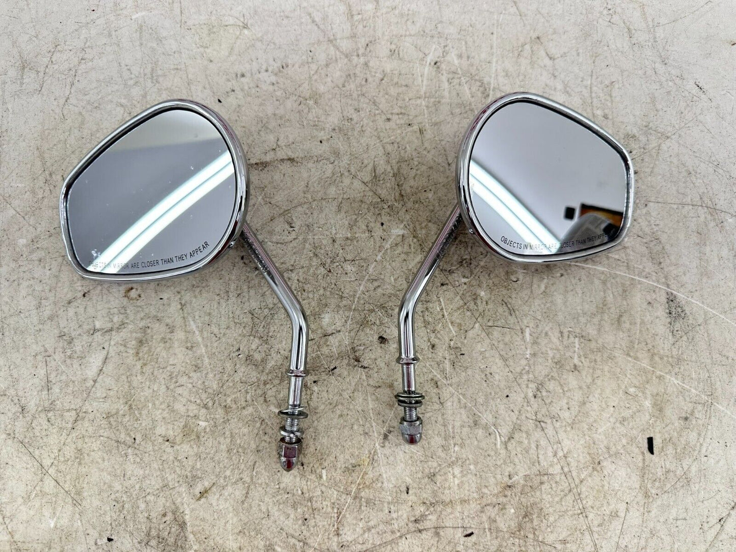 1995 HARLEY SOFTAIL Chrome Right Left Mirrors