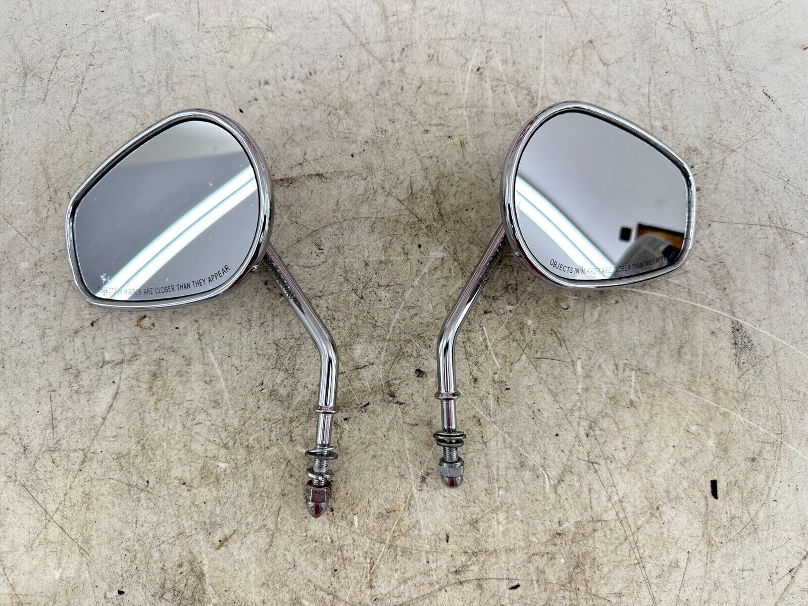 1995 HARLEY SOFTAIL Chrome Right Left Mirrors