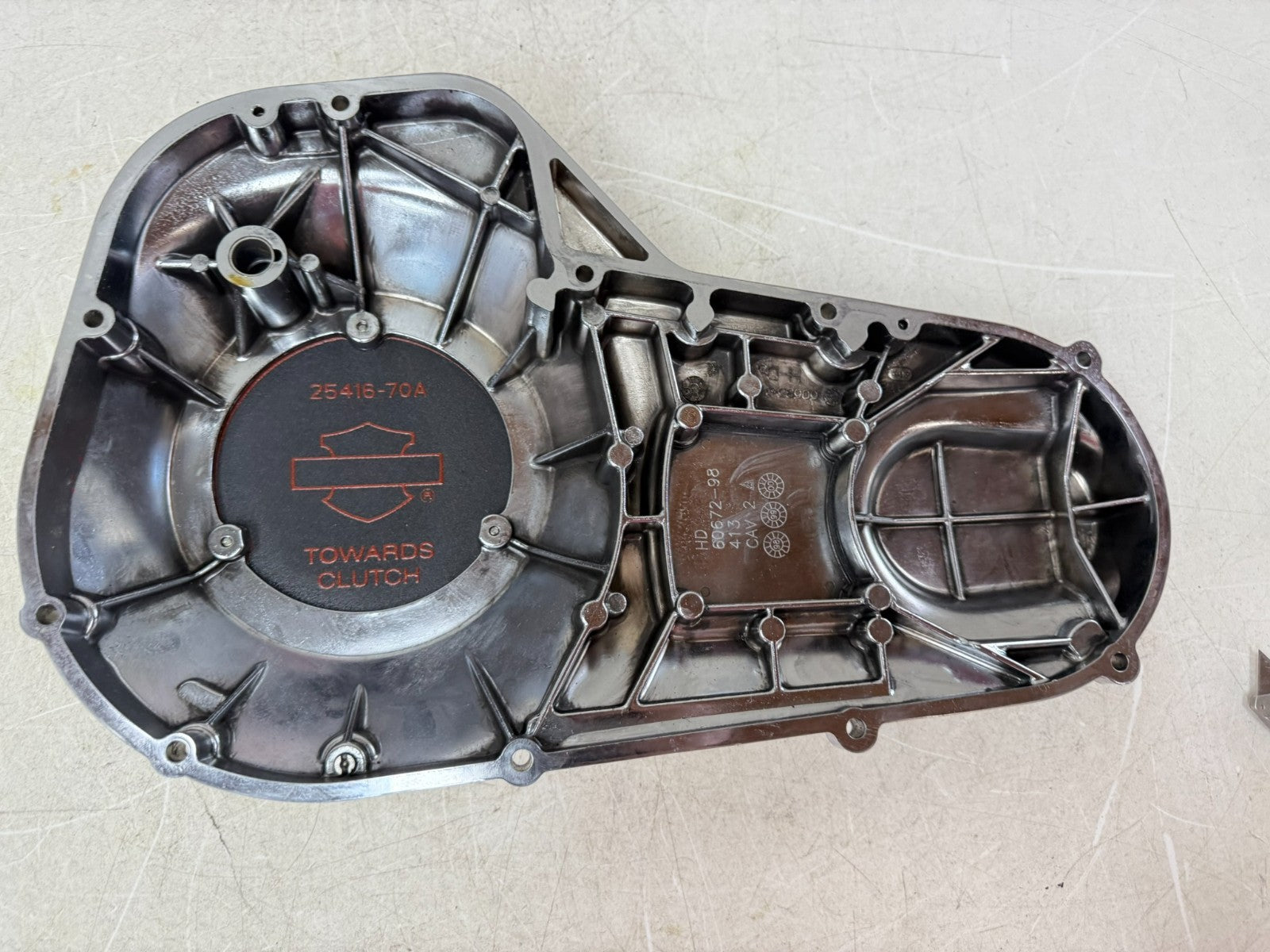 1998 HARLEY FLH ROADKING Outer Primary Clutch Cover Case Housing 60685-94