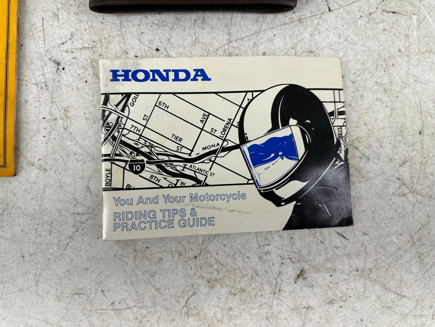 88-00 HONDA GOLDWING GL1500 OEM Original Owners Manual Riding Tips Book Manual